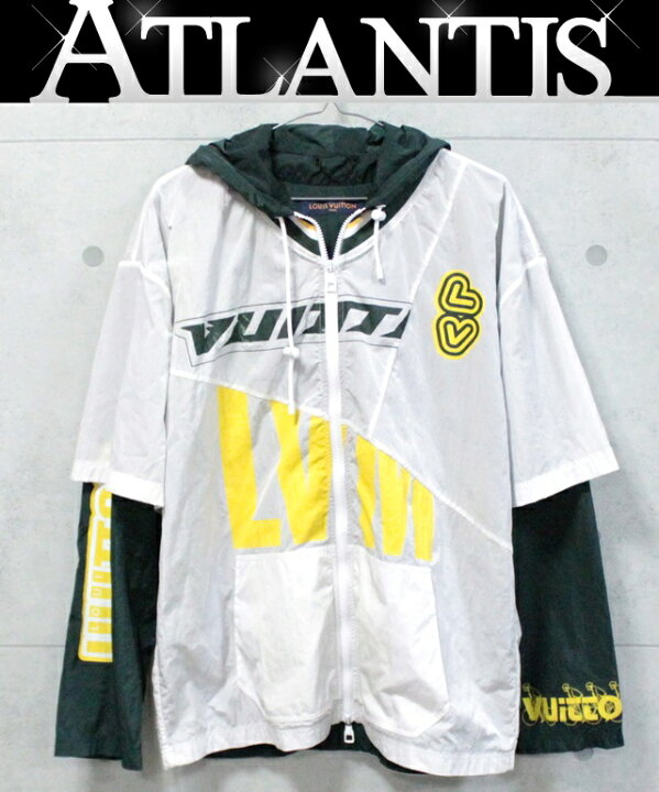 LOUISVUITTON ルイヴィトンパッチワークベースボールジャージブルゾン 