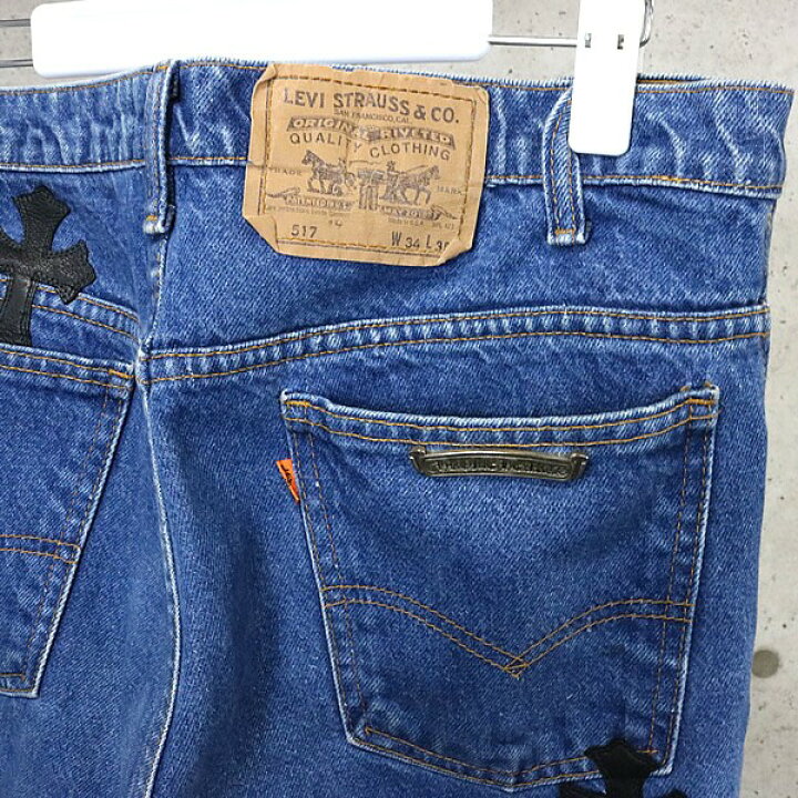 楽天市場】CHROME HEARTS 銀座店 クロムハーツ リーバイス517 クロス 