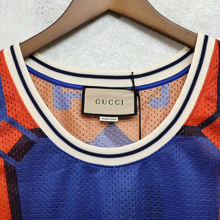 楽天市場】【広尾店】未使用品 グッチ GUCCI ロゴ メッシュ タンク  