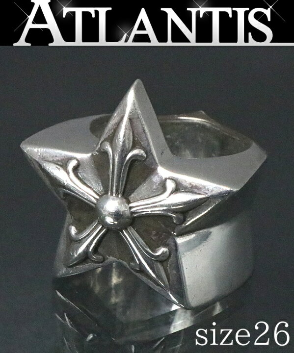 楽天市場】CHROME HEARTS 銀座店 クロムハーツ ラージ スター リング  