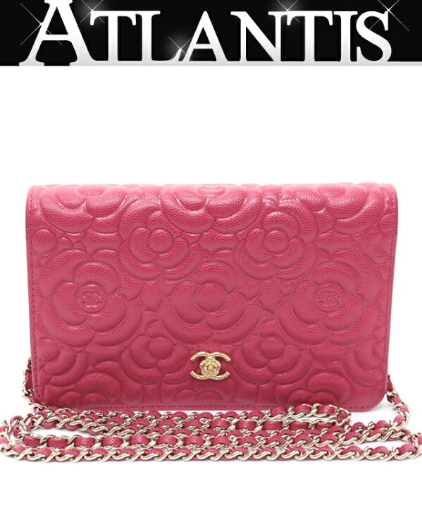 楽天市場】【広尾店】 極美品 シャネル CHANEL カメリアチェーン 