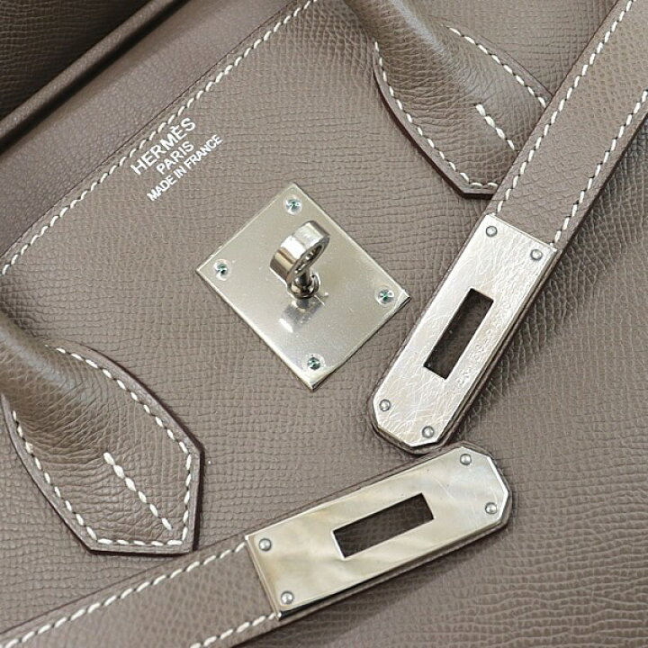 楽天市場】【広尾店】エルメス HERMES バーキン35 エプソン エトゥープ 