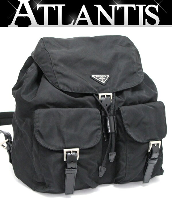 楽天市場】美品 プラダ PRADA 三角ロゴ リュックサック バックパック W  