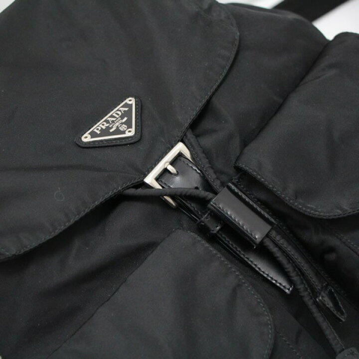 楽天市場】美品 プラダ PRADA 三角ロゴ リュックサック バックパック W  