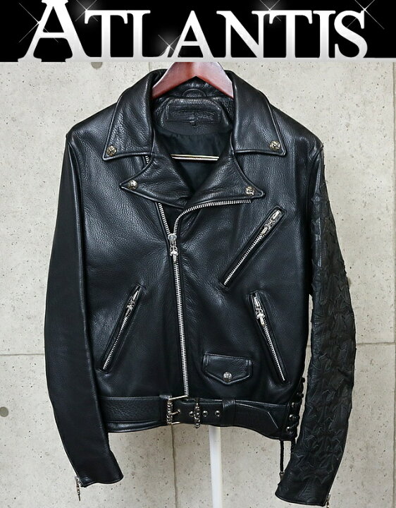 CHROME HEARTS クロムハーツ JJ DEAN ライダースジャケット サイズM 