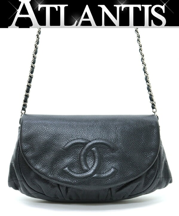 楽天市場】【広尾店】 美品 シャネル CHANEL ハーフムーン チェーン 