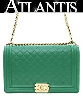楽天市場】CHANEL ボーイ シャネル（カラーグリーン）（レディース 
