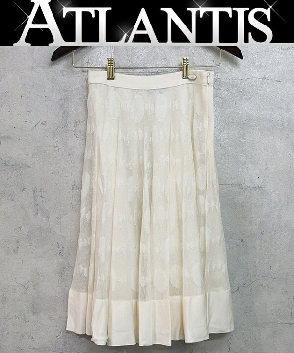 楽天市場】【広尾店】美品 シャネル CHANEL フレアスカート 白 size36