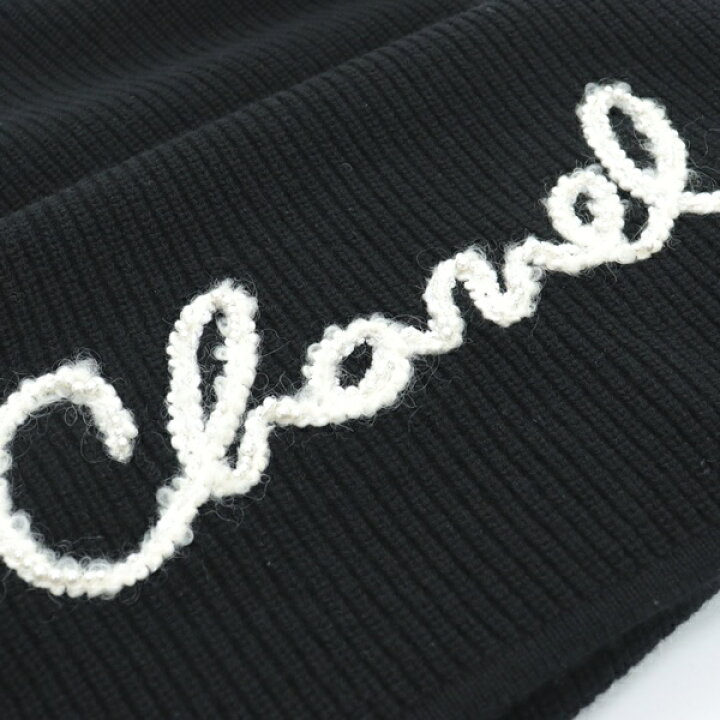 楽天市場】【広尾店】極美品 シャネル CHANEL カシミア パールロゴ  