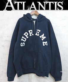 【広尾店】極美品 シュプリーム Supreme 24SS シュプリーム×チャンピオン ジップ フーディ― パーカー sizeXL 【15530】