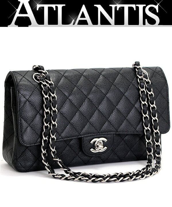 楽天市場】美品 シャネル CHANEL マトラッセ25 Wフラップ チェーン  