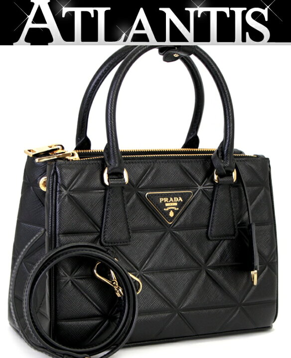 楽天市場】極美品 プラダ PRADA ガレリア スモール 三角ロゴ 2WAY  