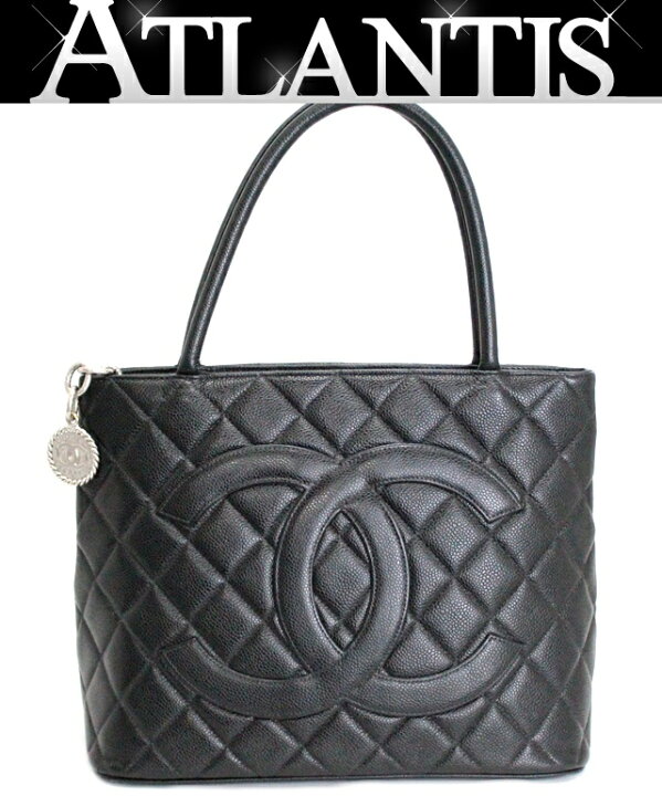 楽天市場】シャネル CHANEL 復刻トート ハンドバッグ キャビア 黒 S  