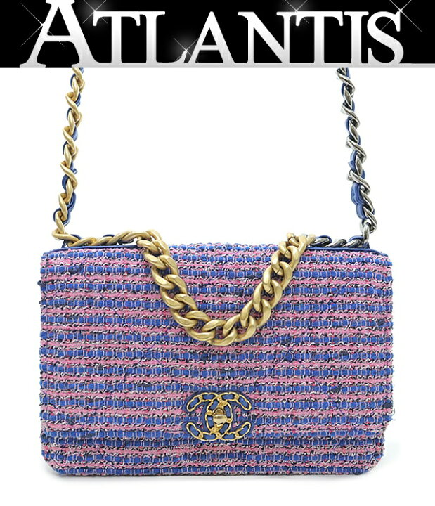 楽天市場】【広尾店】極美品 シャネル CHANEL シャネル19 ツイード  