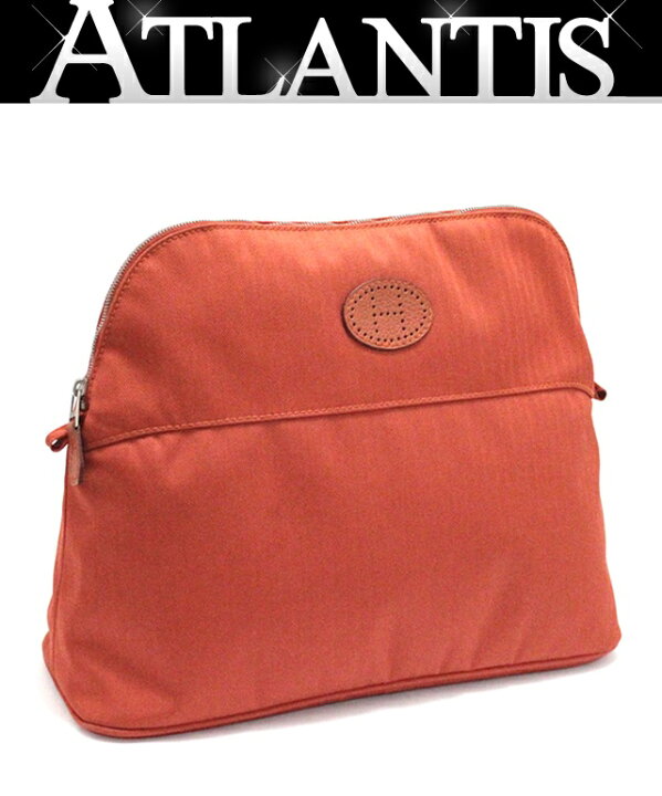 楽天市場】美品 エルメス HERMES ボリード ポーチ30 GM オレンジ 