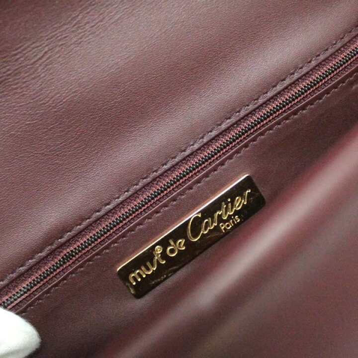 楽天市場】カルティエ Cartier マストライン Wフラップ ショルダー  