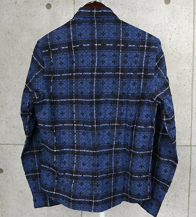 楽天市場】CHROME HEARTS 銀座店 クロムハーツ 美品 チェックシャツ CH 