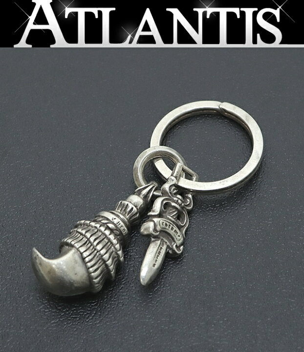 クロウ、ダガーキーホルダー クロムハーツ Chrome Hearts CROW&No5  