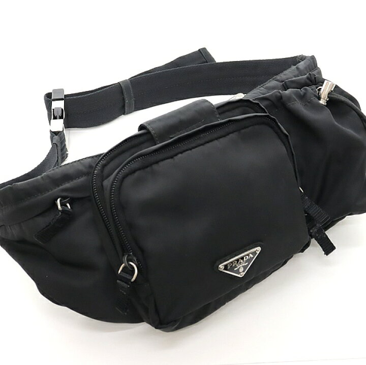 楽天市場】【広尾店】プラダ PRADA 三角ロゴ ボディバッグ ウエスト 
