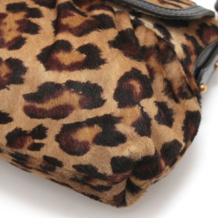 楽天市場】フェンディ FENDI ハラコ ワンショルダーバッグ レオパード 