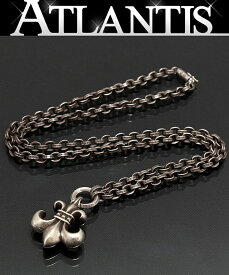 CHROME HEARTS 銀座店 クロムハーツ BSフレア Oリング ペーパーチェーンネックレス 24インチ メンズ シルバー SV925 98947