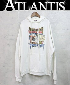 BALENCIAGA 銀座店 バレンシアガ SALE 2017年 コレット限定 イーグル フーディ パーカー sizeM 白 99158