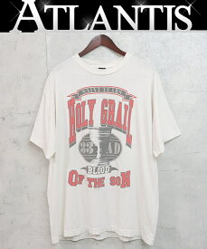 SAINT MICHAEL 銀座店 セント マイケル SALE 22AW ×デニムティアーズ HOLYGRAIL Tシャツ 半袖 メンズ size:XL 白 99236