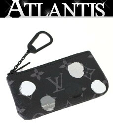 ルイヴィトン Louis Vuitton ポシェット・クレ 草間彌生コラボ キーケース モノグラムエクリプス M81929 【71144】