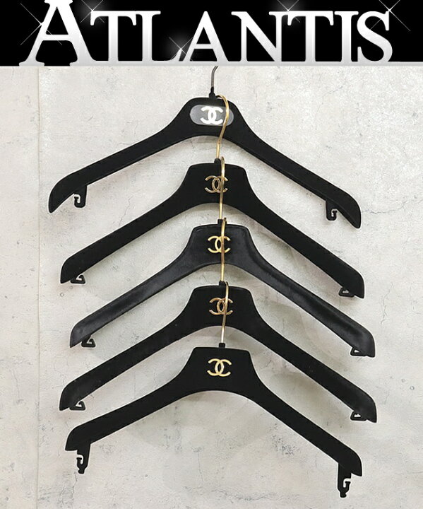 楽天市場】【広尾店】シャネル CHANEL ハンガー 5本セット ブラック 