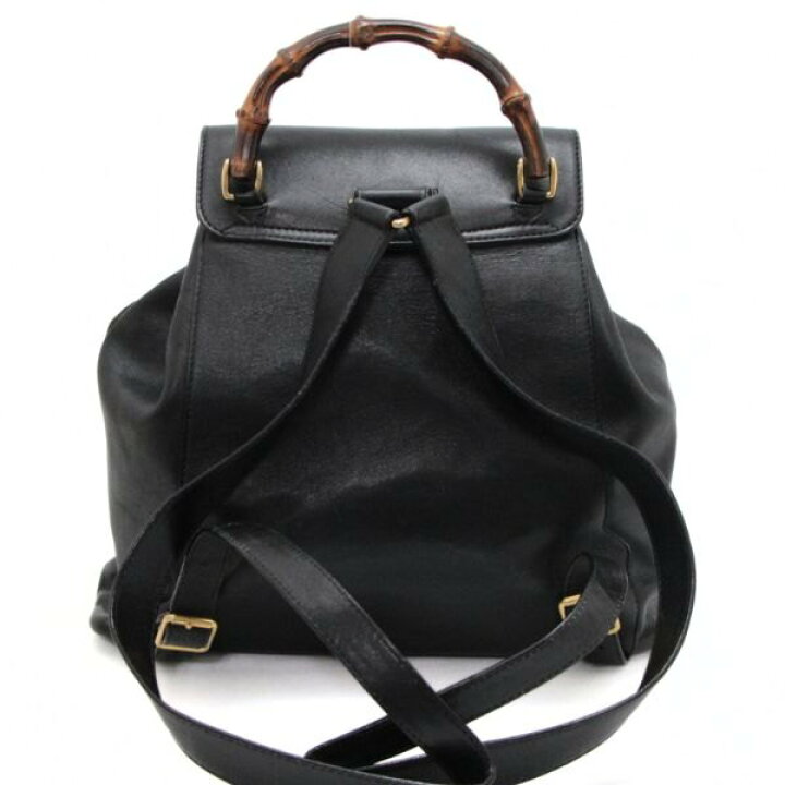 楽天市場】グッチ GUCCI バンブー Wポケット リュックサック バック 
