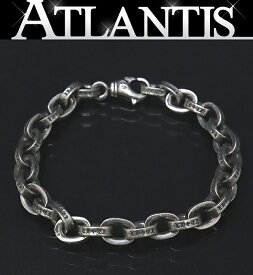 CHROME HEARTS 銀座店 クロムハーツ ラージ ペーパーチェーン ブレス 8インチ ブレスレット シルバー SV925 99778