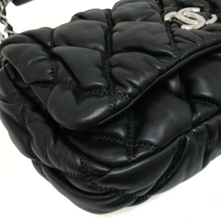 楽天市場】極美品 シャネル CHANEL マトラッセ バブルキルト チェーン 