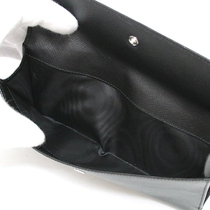 楽天市場】極美品 プラダ PRADA 三角ロゴ Wホックファスナー付き 二 