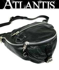 CHROME HEARTS 銀座店 クロムハーツ スナットパック XL ショルダーバッグ レザー メンズ SV925 黒 101074