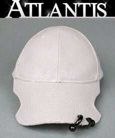 BALENCIAGA 銀座店 バレンシアガ ピアス キャップ 帽子 メンズ size:M オフホワイト 101045