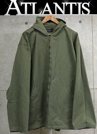 BALENCIAGA 銀座店 バレンシアガ 美品 2024 ジップ フーデッド コート メンズ size:M カーキ 101156
