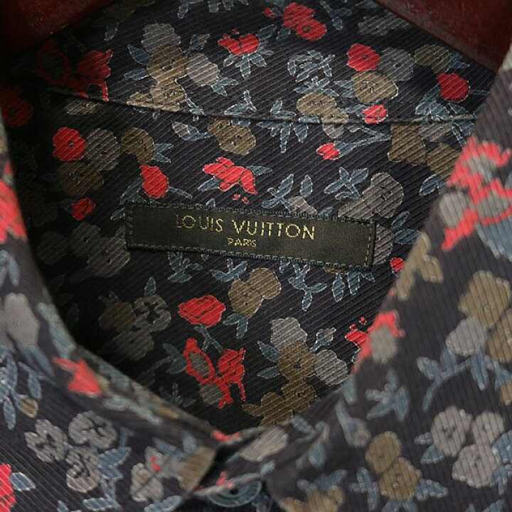 楽天市場】Louis Vuitton 銀座店 ルイヴィトン 花柄 長袖シャツ メンズ 
