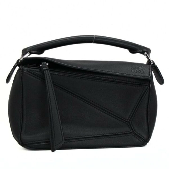 楽天市場】ロエベ LOEWE パズルバッグ 2WAYバッグ ミニ レザー 黒 