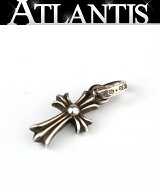 CHROME HEARTS 銀座店 クロムハーツ 現行型 ベイビーファットクロス チャーム ペンダント メンズ シルバ…