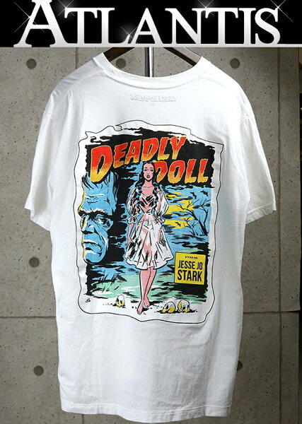 DEADLY DOLL 新宿店 デッドリードール Jesse Jo Stark プリント Tシャツ メンズ size:XL 白 31391