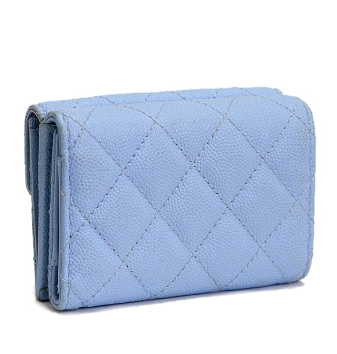 楽天市場】シャネル CHANEL マトラッセ 三つ折り コンパクト財布  