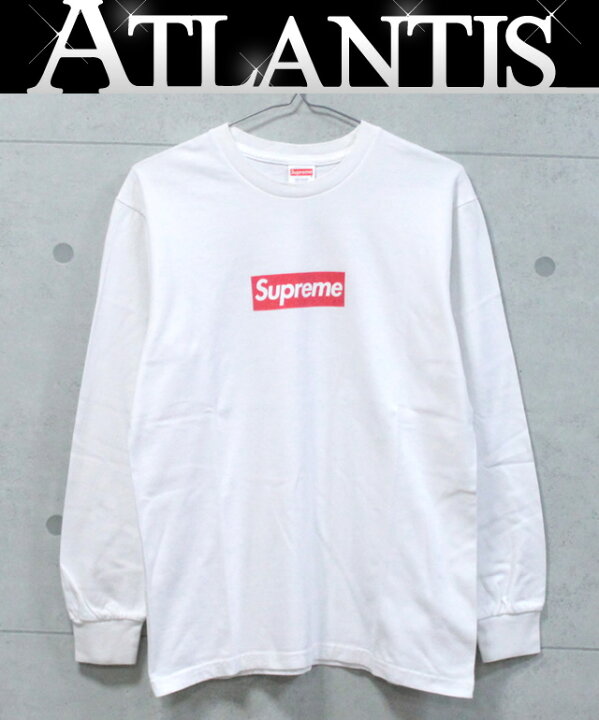 楽天市場】シュプリーム Supreme ボックスロゴ ロングTシャツ 赤×白 