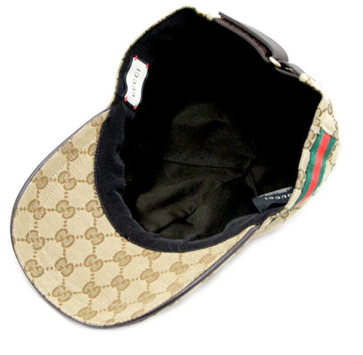 楽天市場】グッチ GUCCI ベースボールキャップ GG柄 シェリーライン  