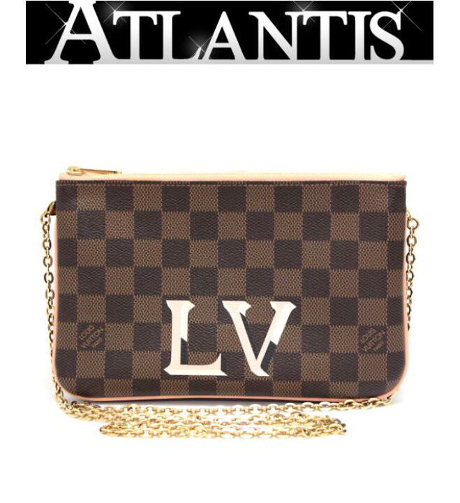 楽天市場】美品 ルイヴィトン LOUIS VUITTON ポシェット ドゥーブル 