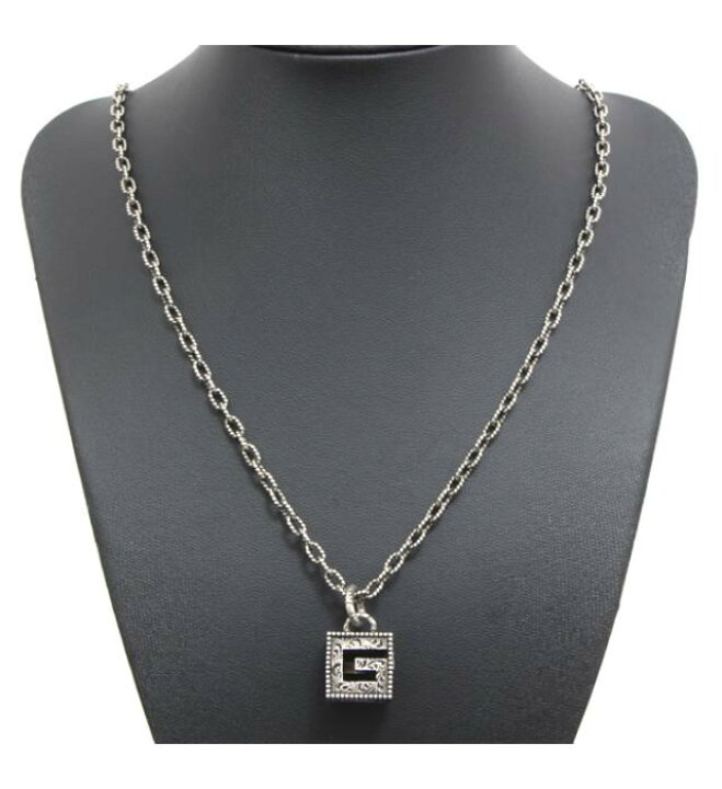 楽天市場】SALE グッチ GUCCI Gスクエア キューブ チェーン ネックレス 
