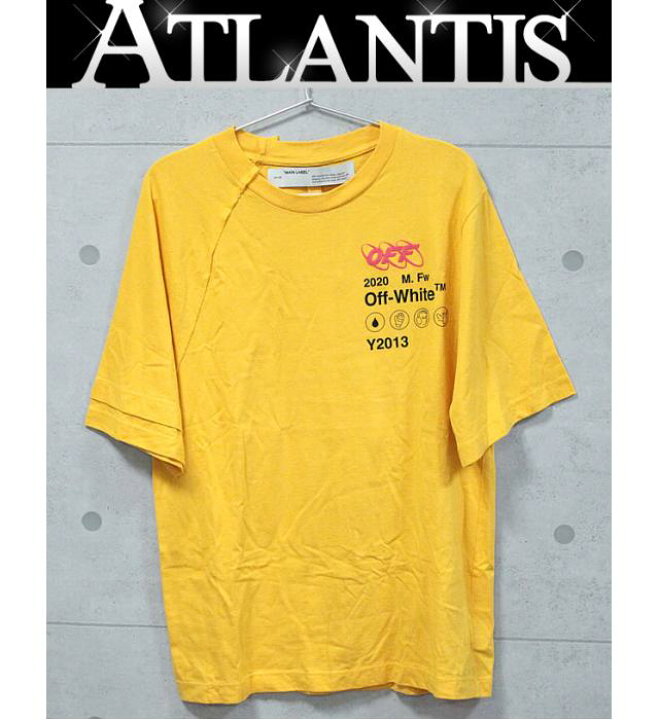 楽天市場】SALE 美品 オフホワイト OFF-WHITE Tシャツ イエロー size:S 