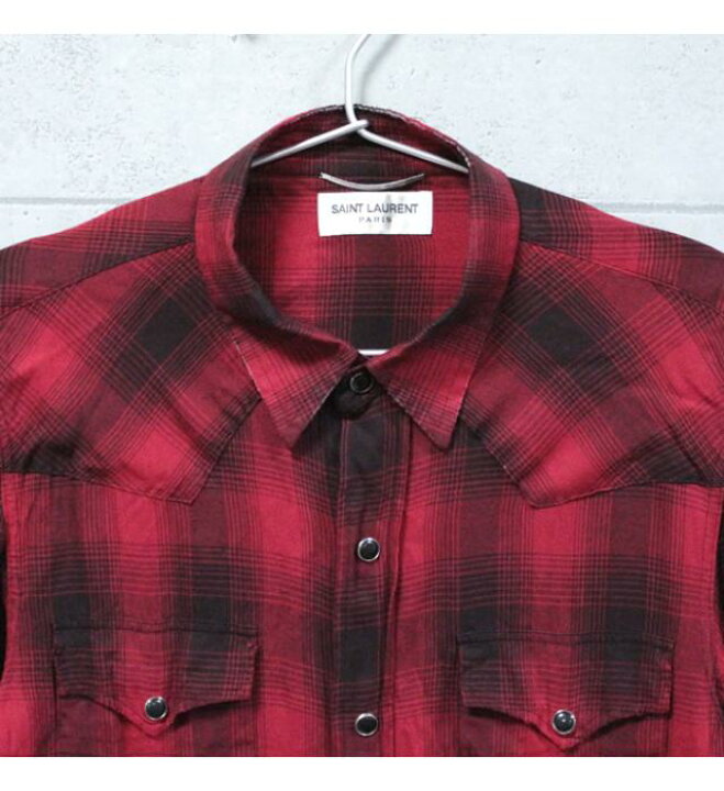 楽天市場】サンローランパリ SAINT LAURENT PARIS 長袖 ウェスタン  