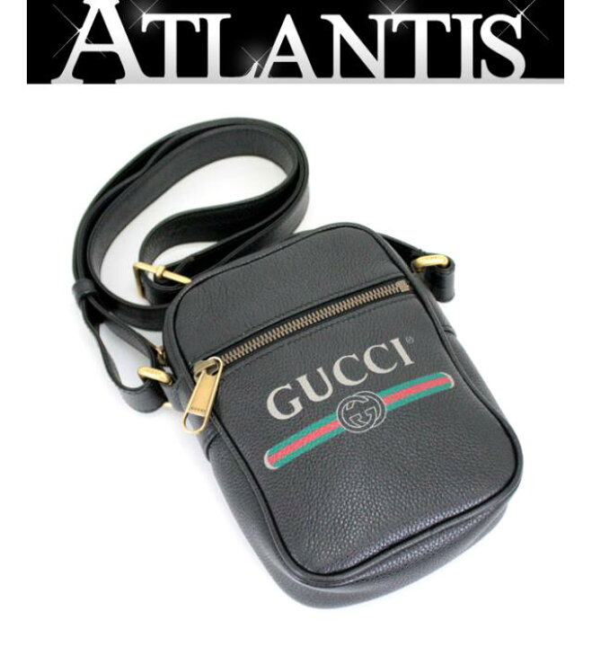 楽天市場】美品 グッチ GUCCI ビンテージロゴショルダーバッグ レザー  
