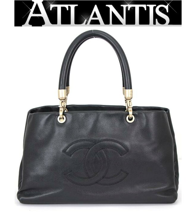 楽天市場】シャネル CHANEL ココマーク トートバッグ ソフトキャビア  