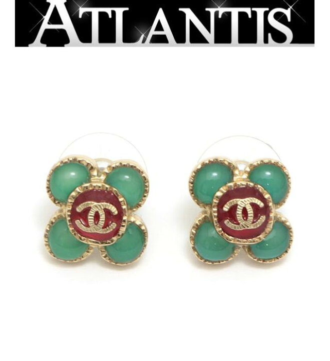 楽天市場】美品 シャネル CHANL グリポア ココマーク フラワーモチーフ  